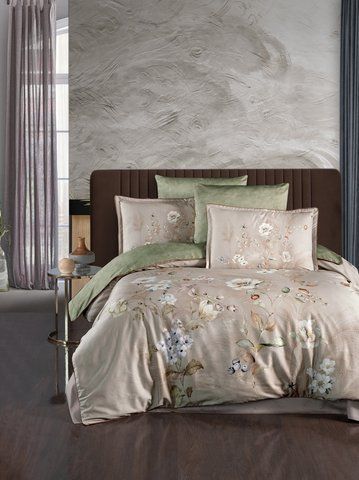 Турецкое Постельное Белье La Romano Premium Satin 300TC Indila 200х220см 5324 фото