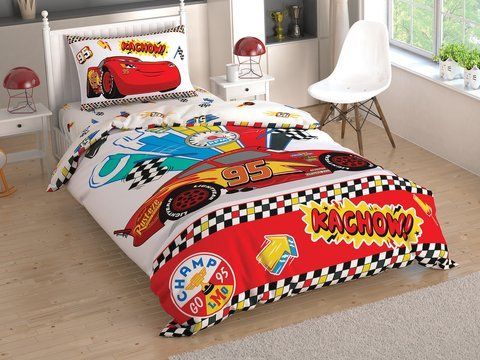 Постільна білизна Підліток TAC Disney Cars Kachow 160х220см 4295 фото