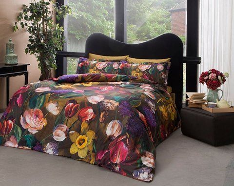 Турецька Постельня Бельє TAC Digital Satin Seraphina Сатин 3429 фото