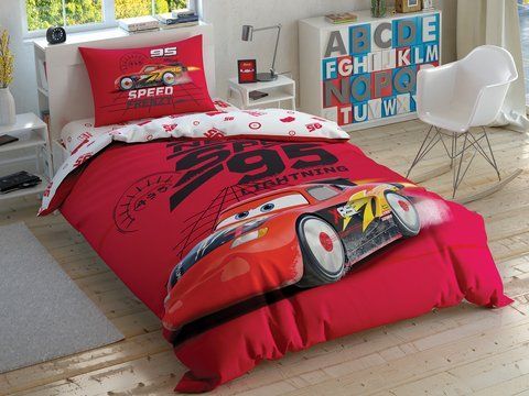 Постільна білизна Підліток TAC Disney Cars Speed Frenzy 160х220см 4300 фото