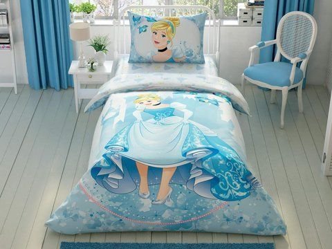 Постільна білизна Підліток TAC Disney Cinderella Forever 160х220см 4301 фото