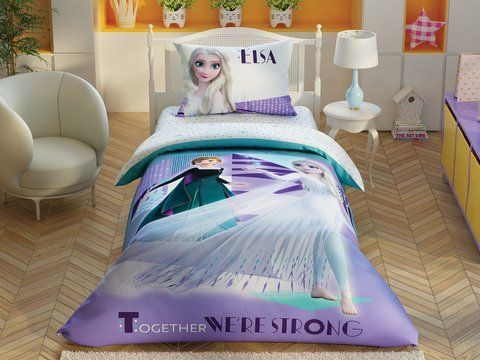 Постільна білизна Підліток TAC Disney Frozen 2 Crystal 160х220см 4302 фото