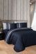 Турецкое Постельное Белье First Choice Deluxe Satin Artwel Navy Blue 200х220см 5009 фото 1
